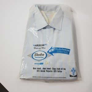 Vintage Arrow Decton Glen Contour Shirt 60s NOS Sa